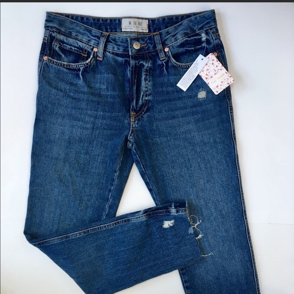 Free people boyfriend denim Jean